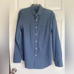 J. Crew Men’s Blue Plaid Button Thompson Shirt Size Medium Perfect Condition